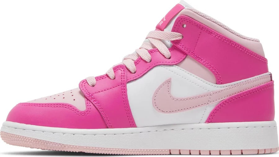 Air Jordan 1 Mid 'Fierce Pink' (GS)