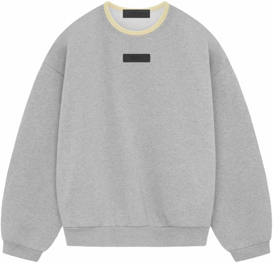 Fear of God Essentials Crewneck Sweatshirt 'Light Heather Grey' (SS24)