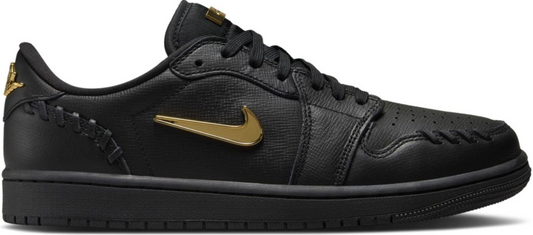 Air Jordan 1 Low Method of Make 'Black Metallic Gold' (W)
