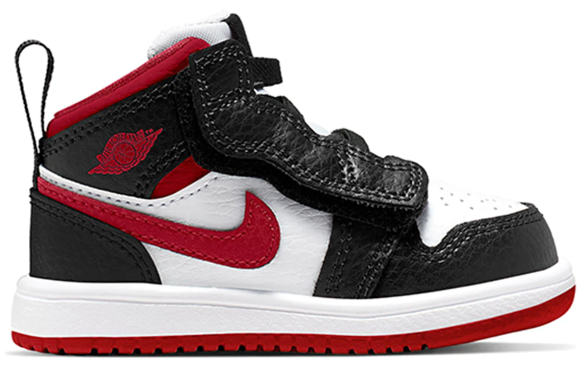 Air Jordan 1 Mid 'White Gym Red Black' (TD)