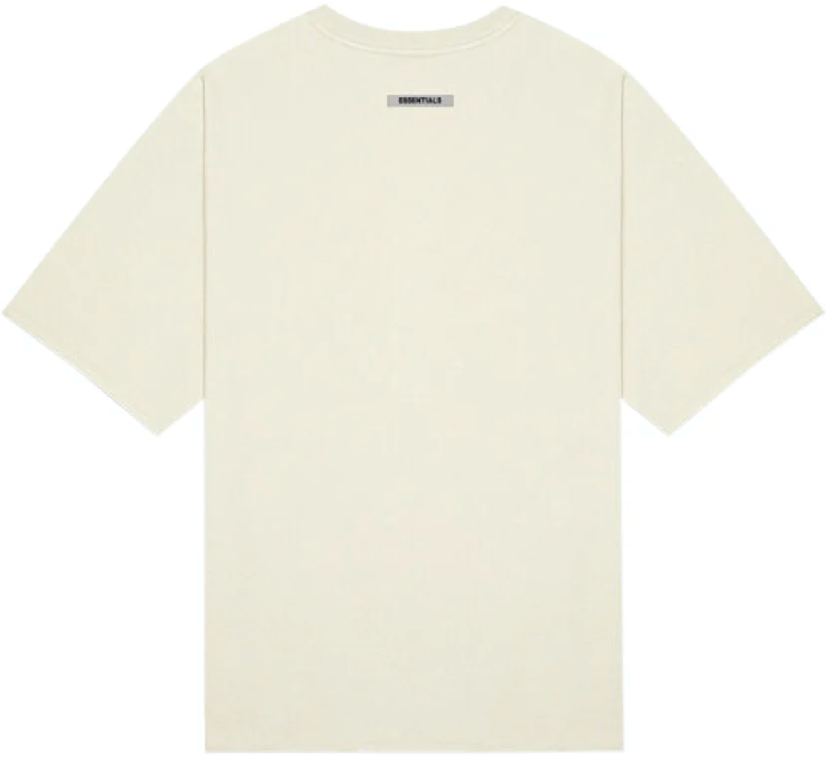 Fear of God Essentials 3D Silicon Appliqué Boxy T-Shirt 'Buttercream' (SS20)