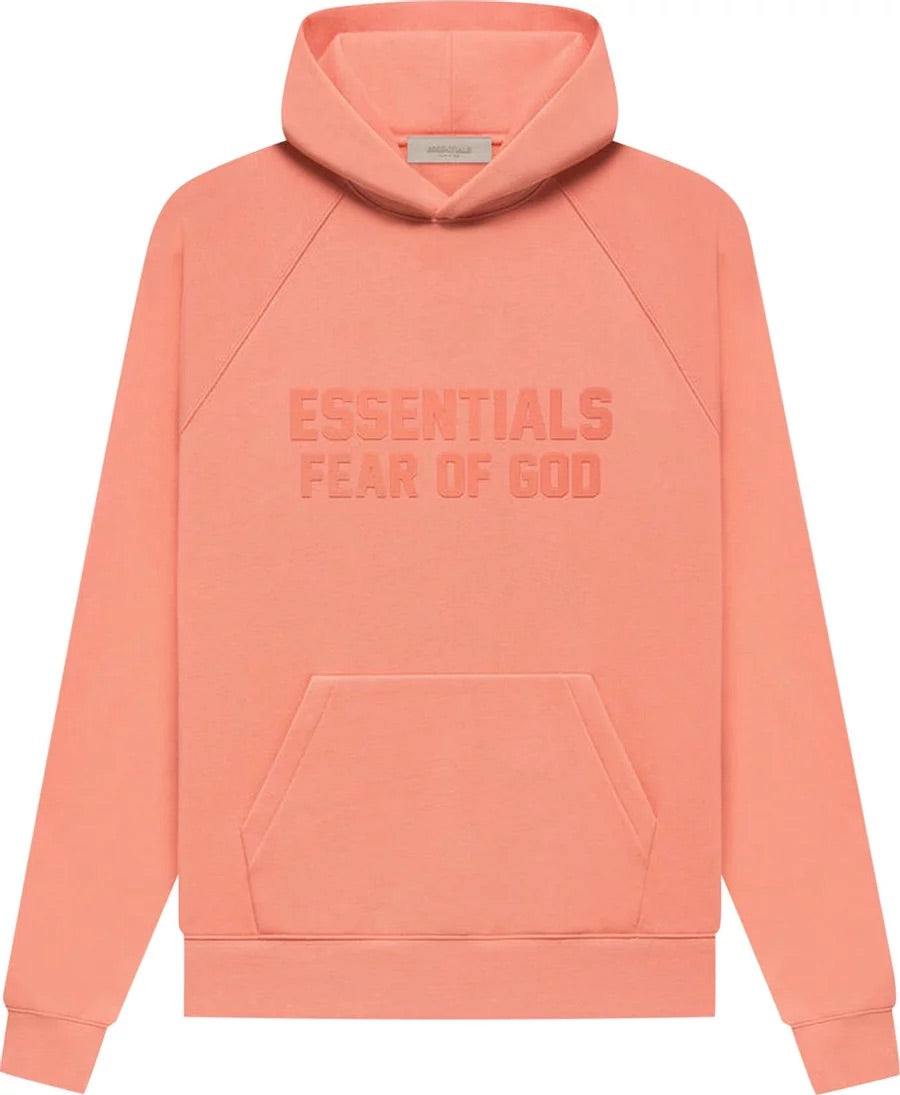 Fear of God Essentials Hoodie 'Coral' (FW22)