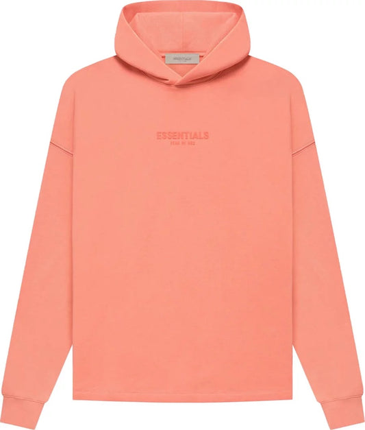 Fear of God Essentials Relaxed Hoodie 'Coral' (FW22)