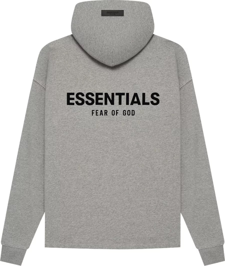 Fear of God Essentials Relaxed Hoodie 'Dark Oatmeal' (FW22)