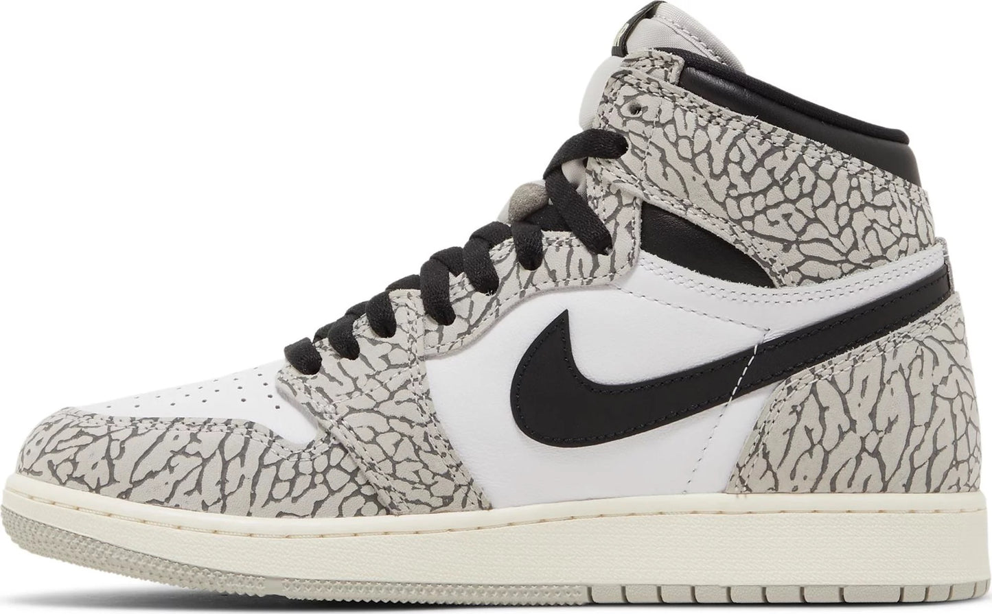 Air Jordan 1 High Retro OG 'White Cement' (GS)