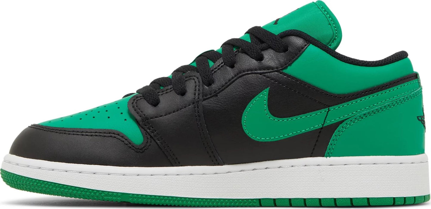 Air Jordan 1 Low 'Black Lucky Green' (GS)