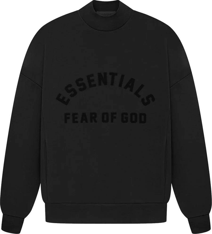 Fear of God Essentials Crewneck 'Jet Black' (SS23)