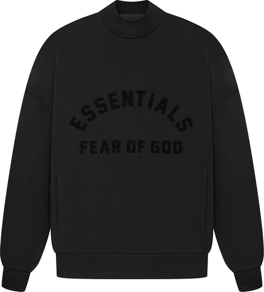 Fear of God Essentials Crewneck 'Jet Black' (SS23)