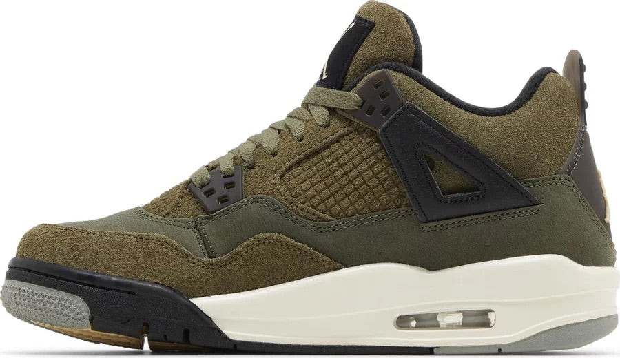 Air Jordan 4 Retro SE 'Craft Medium Olive' (GS)