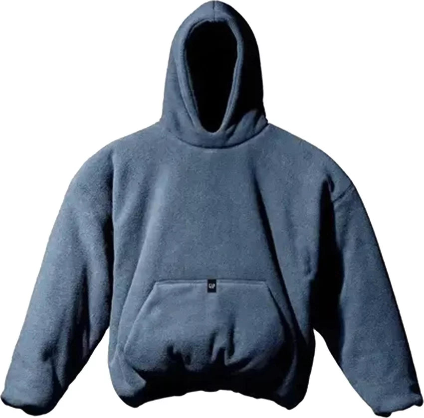 Yeezy Gap Engineered by Balenciaga Polar Fleece Padded Hoodie 'Dark Blue'