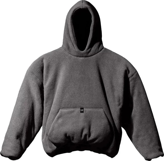 Yeezy Gap Engineered by Balenciaga Polar Fleece Padded Hoodie 'Dark Grey'