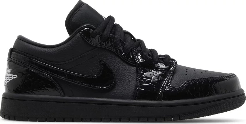 Air Jordan 1 Low 'Patent Elephant Black' (W)