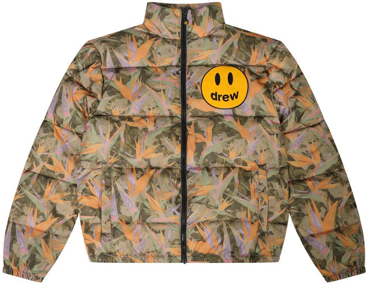 Drew House Zip Up Puffer 'Drew Camo'