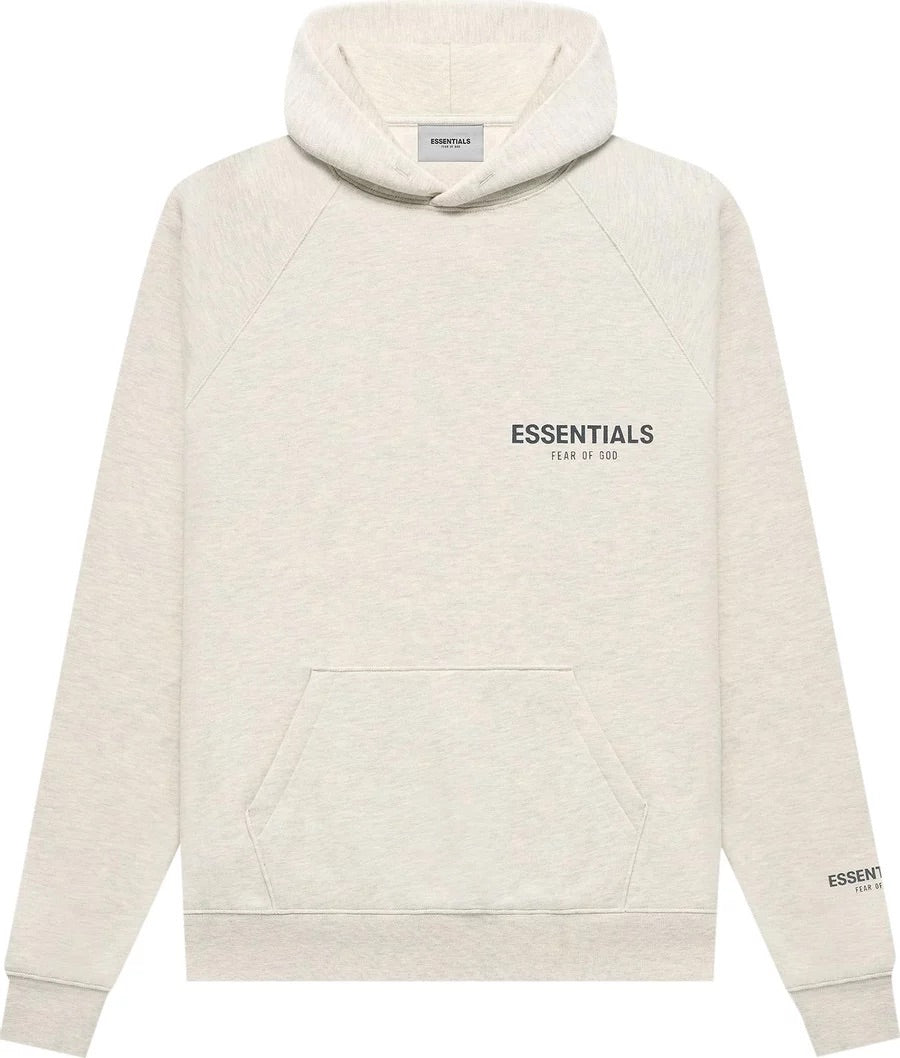 Fear of God Essentials Pullover Hoodie 'Light Oatmeal' (FW21)