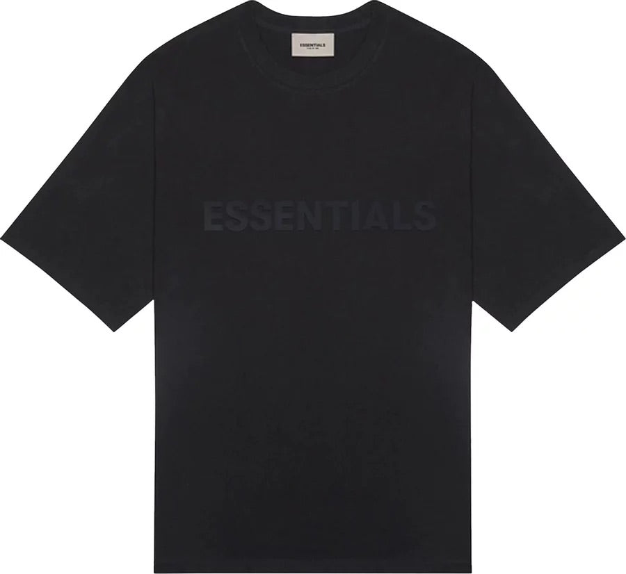 Fear of God Essentials 3D Silicon Appliqué Boxy T-Shirt x SSENSE 'Dark Navy' (FW20)