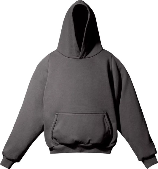 Yeezy Gap Engineered by Balenciaga Logo Shrunken Hoodie 'Dark Grey'