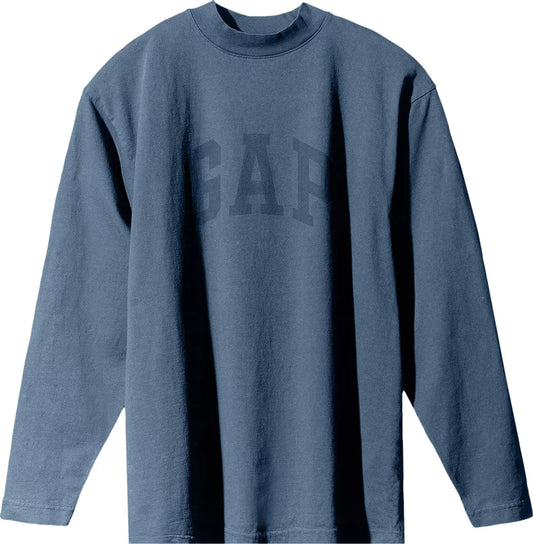 Yeezy Gap Engineered by Balenciaga Dove Long-Sleeve Tee 'Dark Blue'