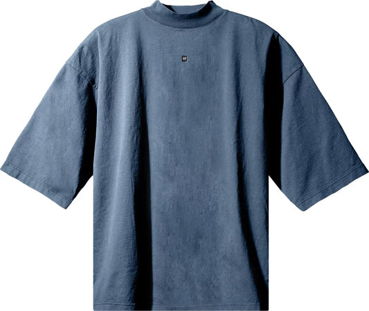 Yeezy Gap Engineered by Balenciaga Logo 3/4 Sleeve Tee 'Dark Blue'