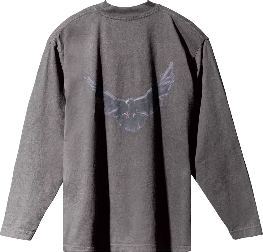 Yeezy Gap Engineered by Balenciaga Dove Long-Sleeve Tee 'Dark Grey'