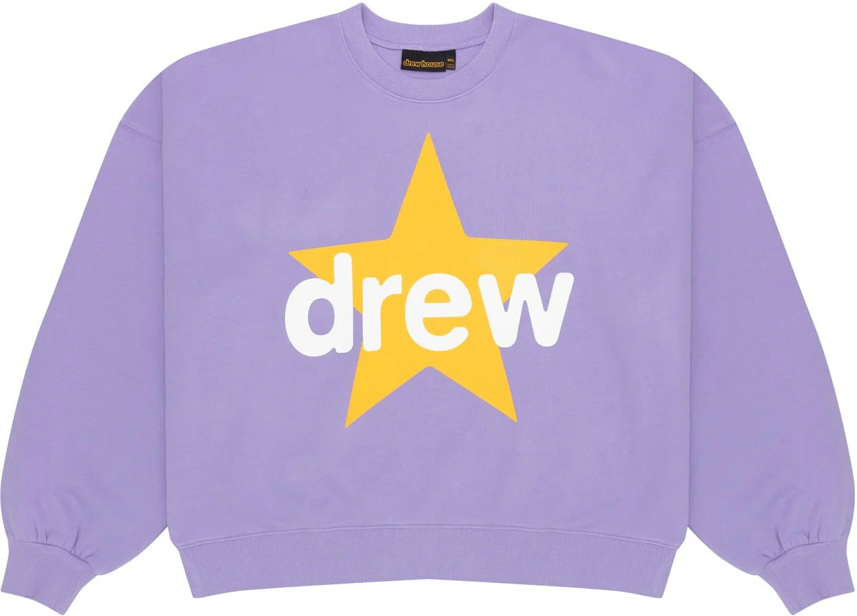 Drew House Infinite Value Boxy Crewneck 'Lavender'