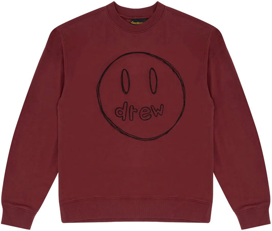 Drew House Sketch Mascot Crewneck 'Burgundy'