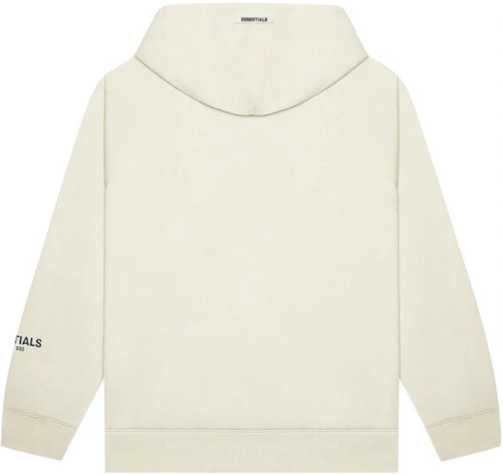 Fear of God Essentials 3D Silicon Appliqué Pullover Hoodie 'Buttercream' (SS20)