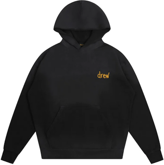 Drew House Scribble Boxy Hoodie 'Faded Black'