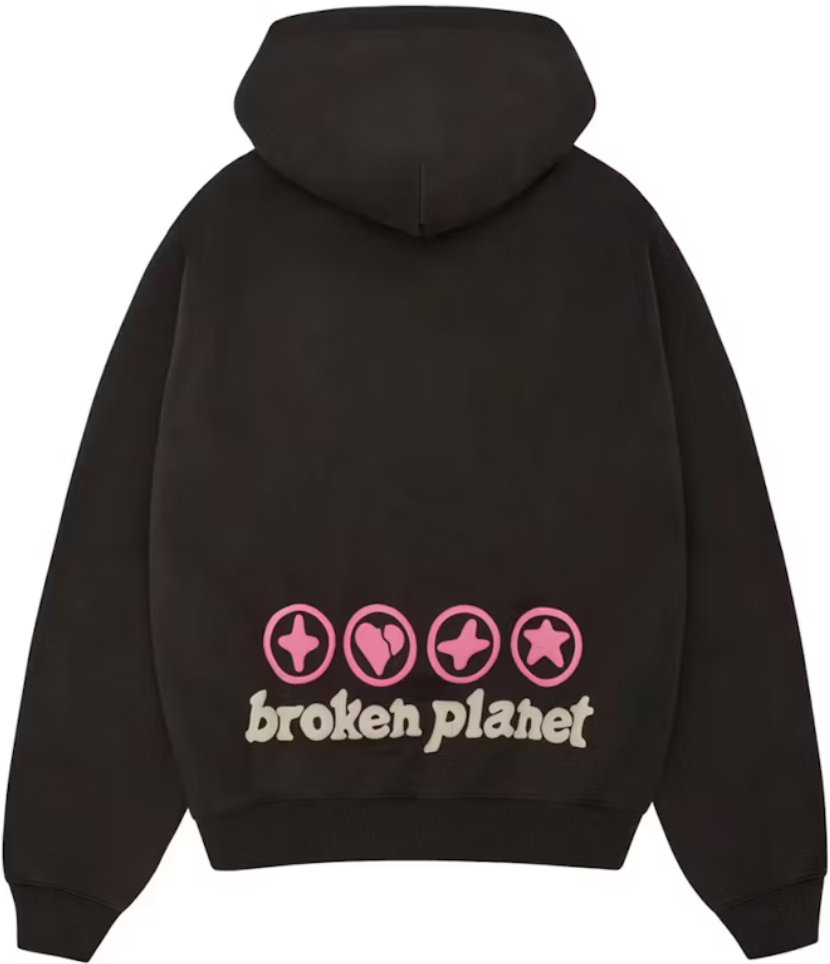 Broken Planet Hearts Are Made To Be Broken Hoodie 'Soot Black'