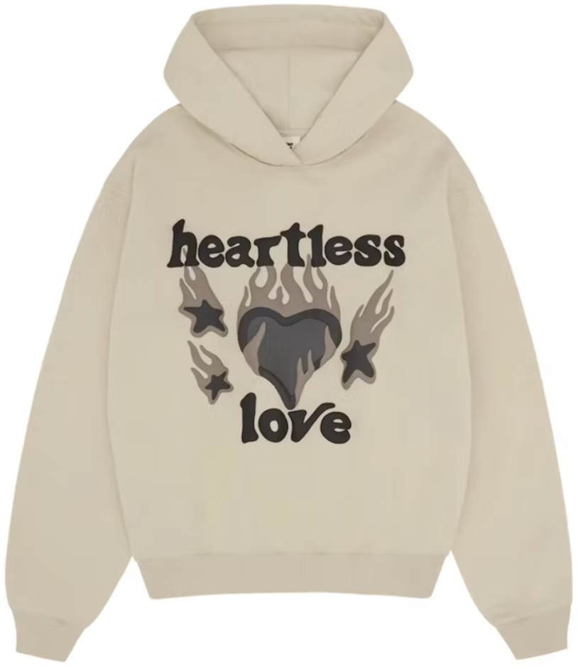 Broken Planet Heartless Love Hoodie 'Bone White'