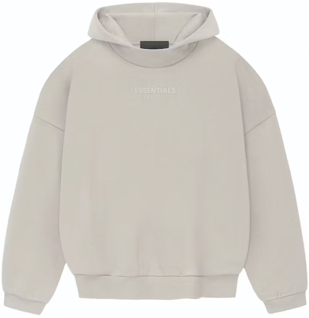 Fear of God Essentials Hoodie 'Silver Cloud' (FW23)