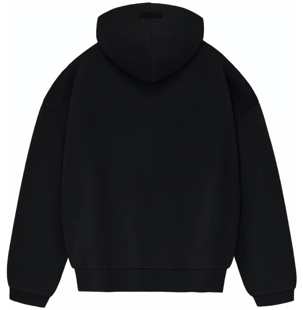 Fear of God Essentials Hoodie 'Jet Black' (FW23)