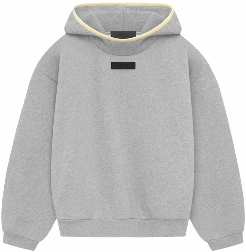 Fear of God Essentials Hoodie 'Light Heather Grey' (SS24)