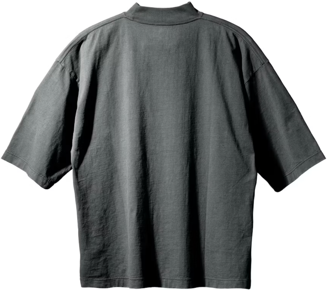 Yeezy Gap Engineered by Balenciaga Logo 3/4 Sleeve Tee 'Dark Green'