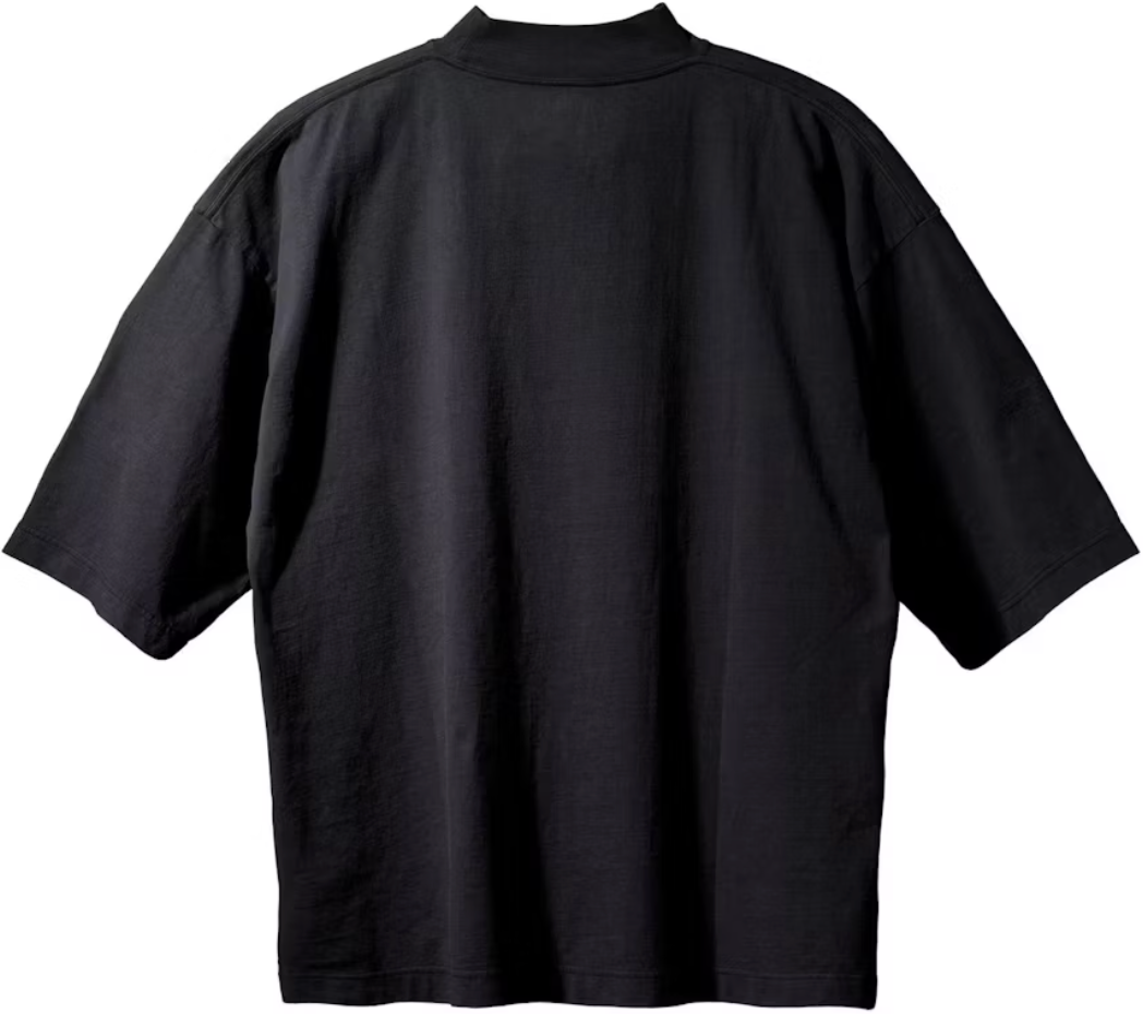 Yeezy Gap Engineered by Balenciaga Logo 3/4 Sleeve Tee 'Black'