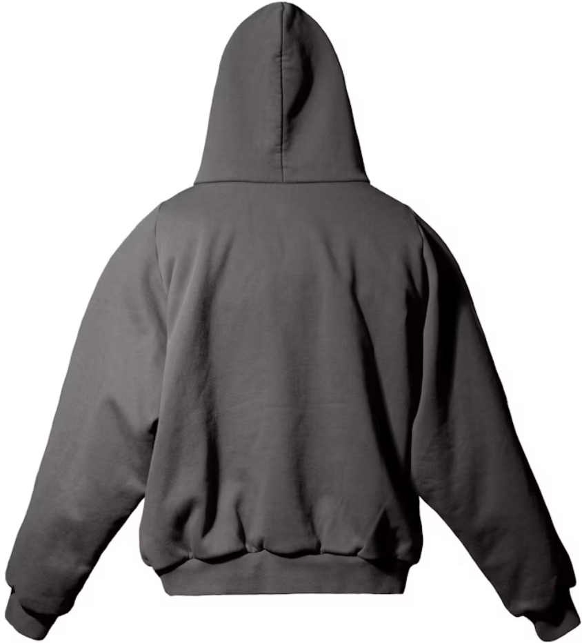 Yeezy Gap Engineered by Balenciaga Logo Shrunken Hoodie 'Dark Grey'