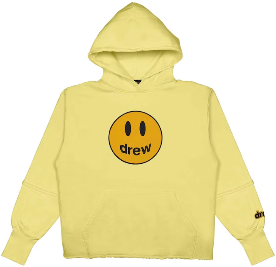 Drew House Deconstructed Mascot Hoodie 'Light Yellow'