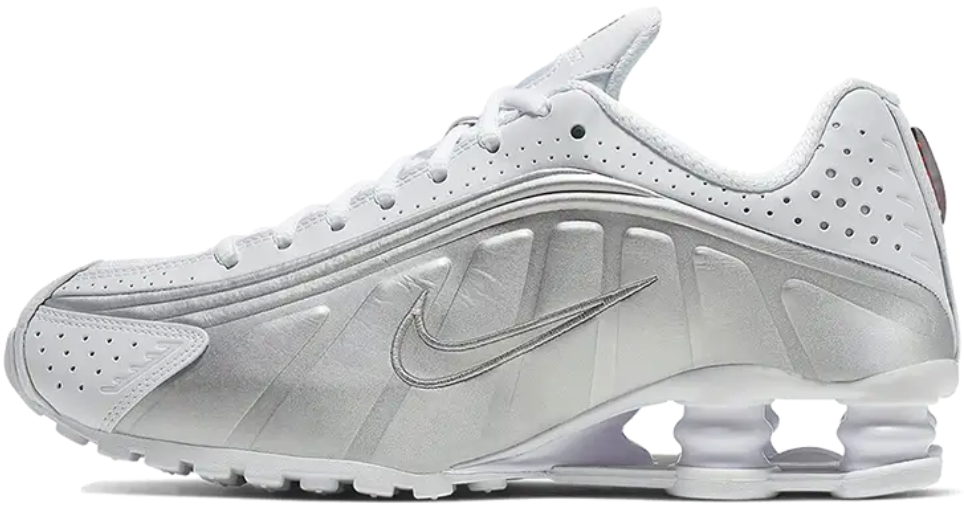 Nike Shox R4 'White Metallic Silver' (W)