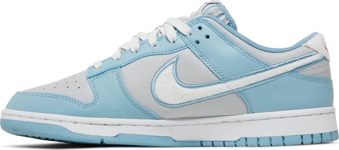 Nike Dunk Low Retro 'Fleece Swoosh Worn Blue'