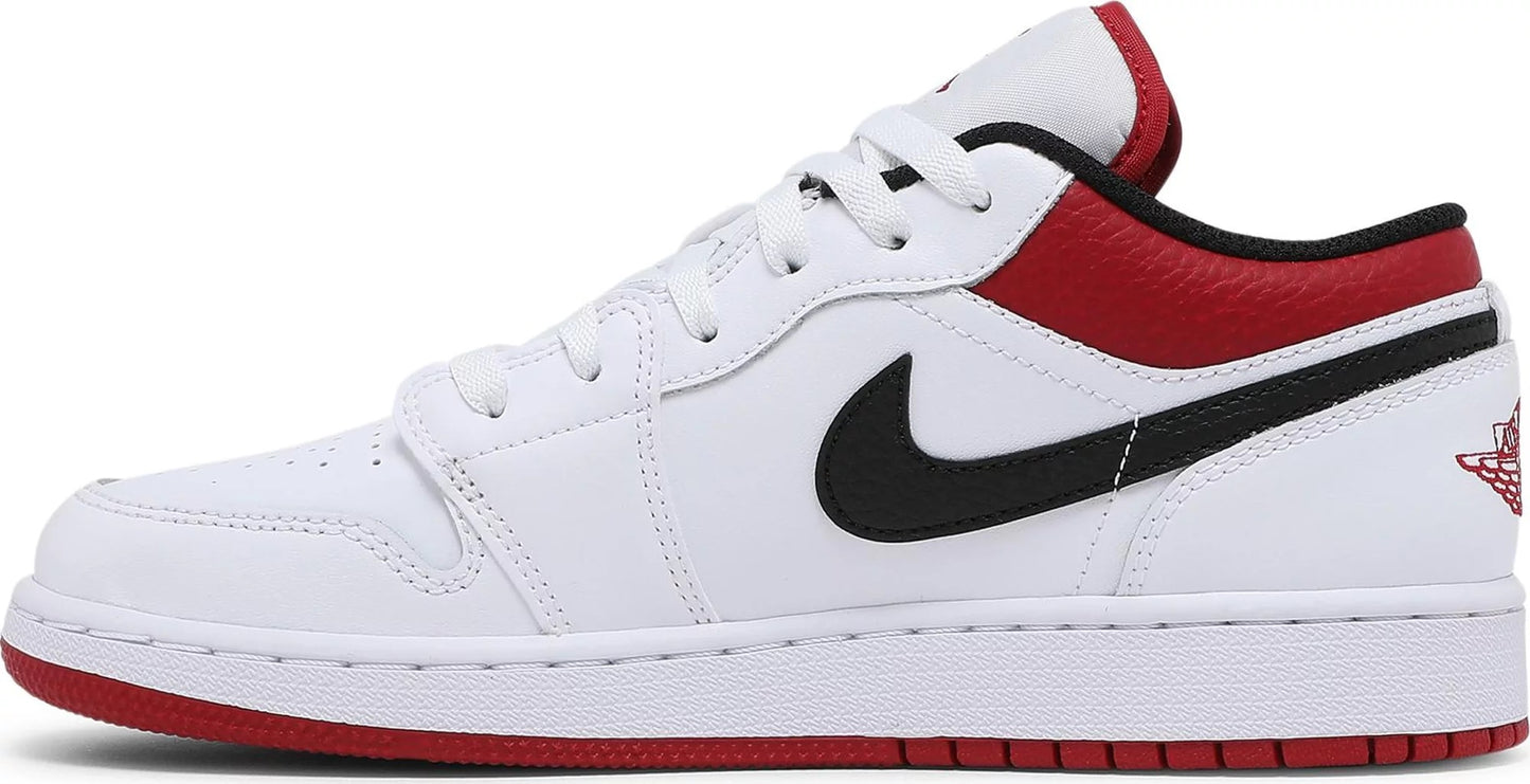 Air Jordan 1 Low 'White Gym Red' (GS)