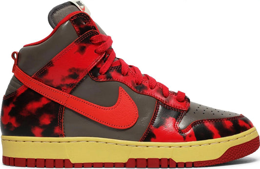 Nike Dunk High 1985 'Red Acid Wash'