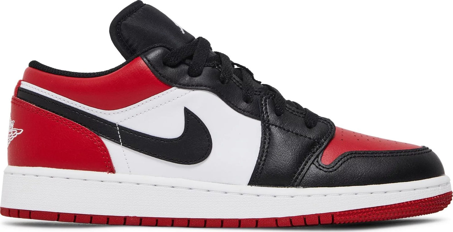 Air Jordan 1 Low 'Bred Toe' (GS)