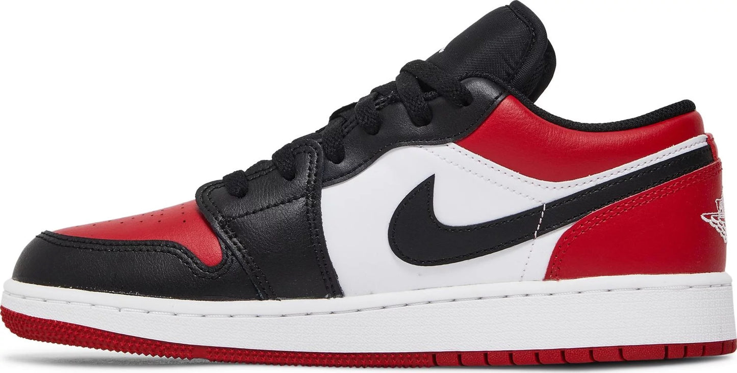 Air Jordan 1 Low 'Bred Toe' (GS)