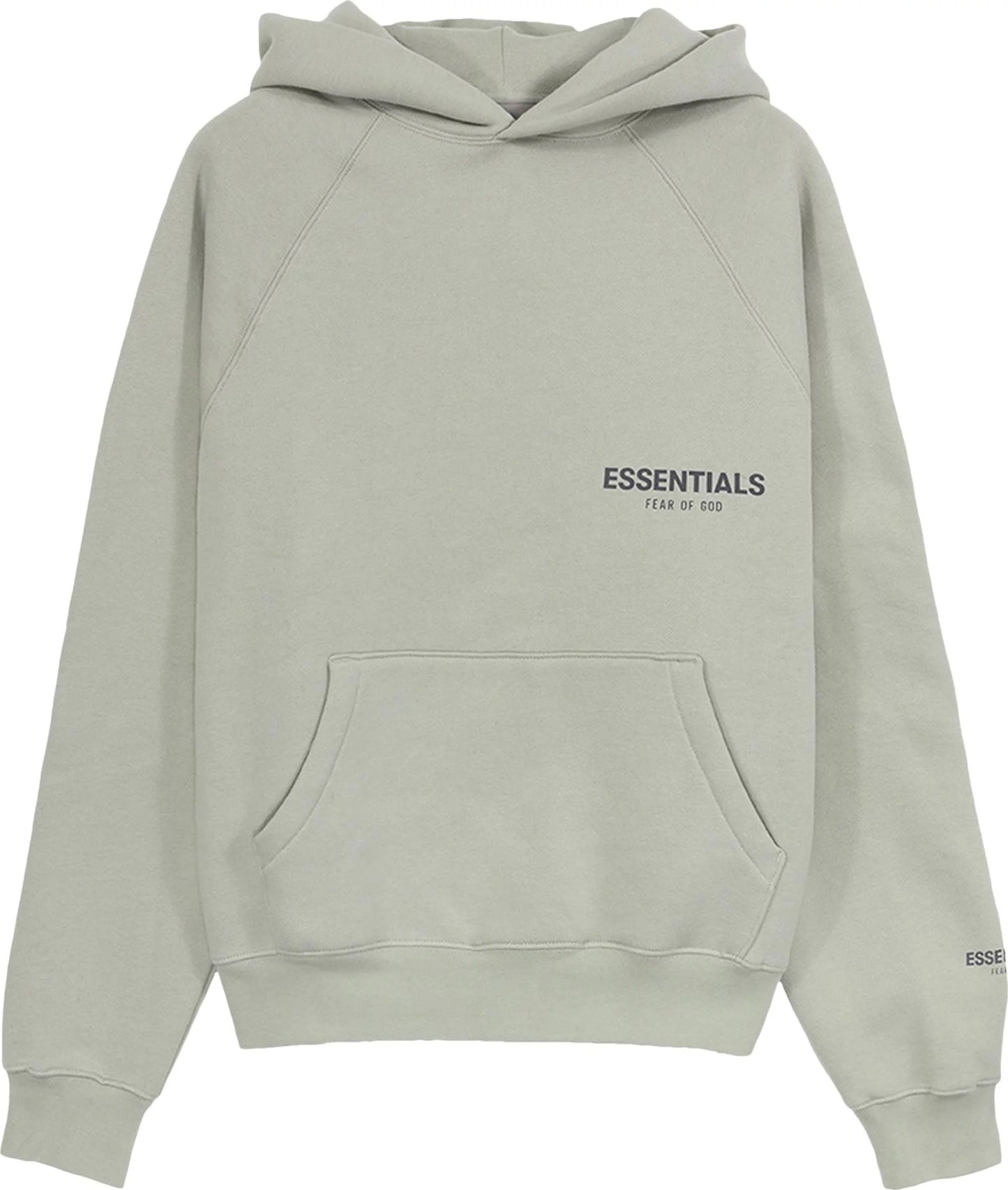 Fear of God Essentials SSENSE Exclusive Pullover Hoodie 'Concrete' (FW21)