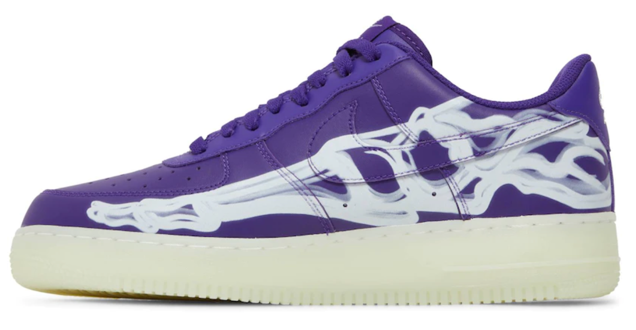 Nike Air Force 1 Low 'Purple Skeleton'