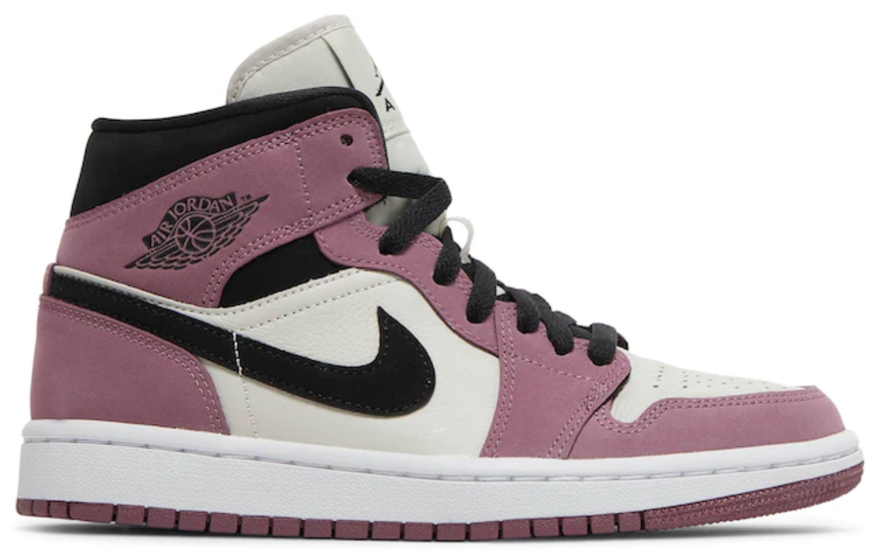 Air Jordan 1 Mid 'Pink Berry' (W)