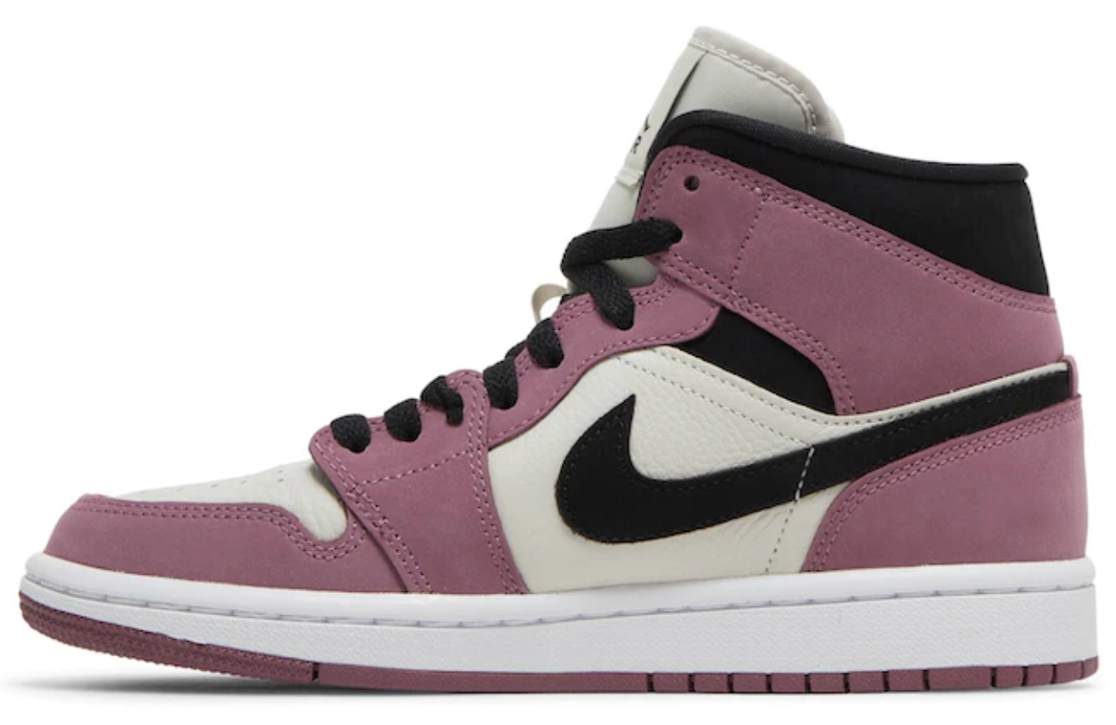 Air Jordan 1 Mid 'Pink Berry' (W)