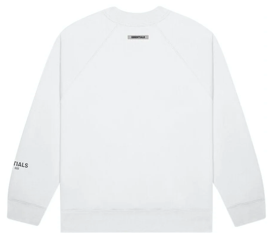 Fear of God Essentials 3D Silicon Appliqué Crewneck 'White' (SS20)