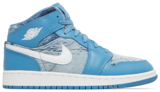 Air Jordan 1 Mid 'Washed Denim' (GS)