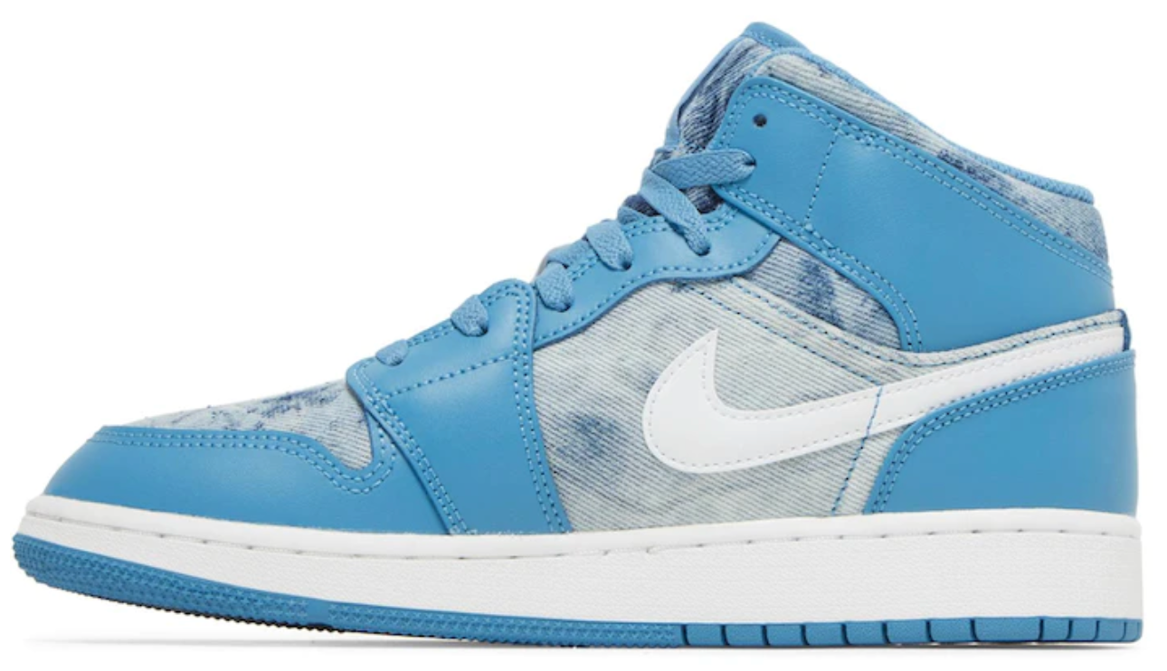 Air Jordan 1 Mid 'Washed Denim' (GS)