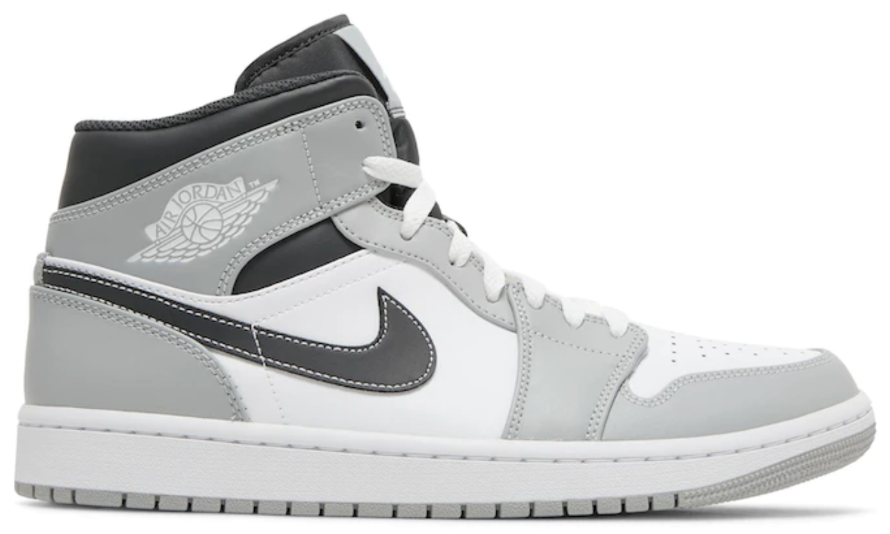 Air Jordan 1 Mid 'Light Smoke Grey Anthracite'